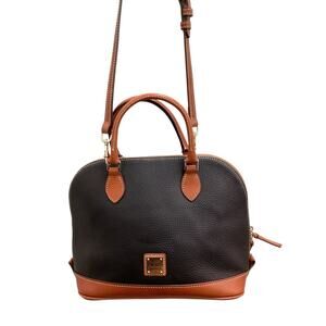 NWOT Dooney & Bourke Satchel Women’s One Size Pebbled Leather Zipper Two Handles